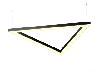 Светильник HOKASU Delta S50 (RAL9005/3x811/LT70 — 3K/52W)