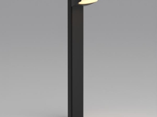 Уличный светодиодный светильник с поворотной оптической частью (угол поворота 40°) для подсветки дорожек.
