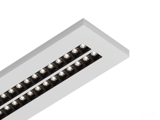 Линейный светильник HOKASU 200/30 LS (ral9003/2x1200mm/42— 3K/67W/20deg)