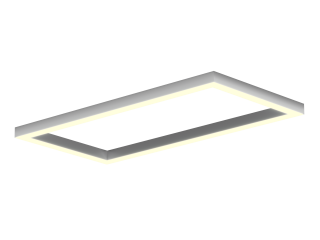 Светильник HOKASU Frame 35/40 (RAL9003/1219x617mm/LT70 — 3K/78W)