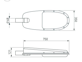 Светильник OXOR-ELFA-749х351-125W Day5000 (GR, 144x61 deg, 230V) IP65 (Arlight, -)