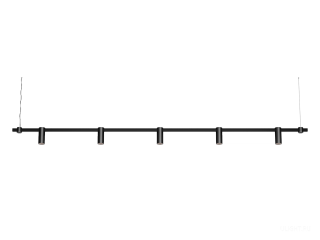 Подвесной светильник HOKASU PL9 (RAL9005/2500mm – D55/140mm/4K/50W/38deg)