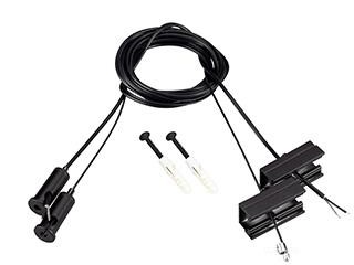 Подвес токопроводящий SL-LINE-25100 2x2m Set BLACK (Arlight, провод 2x0.5)