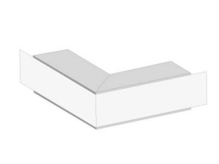 Угол PLS-LOCK-H25-L90W внешний (с экраном MAT-L) (Arlight, Металл)