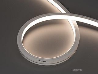 Лента герметичная MOONLIGHT-TOP-X320-13x12mm 24V Day4000 (5 W/m, IP67, sauna, 15m, wire x2) (Arlight, Вывод вниз, 3 года)