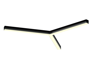Светильник Звезда S50 (RAL9005/3x634mm/LT70 — 3K/40W)