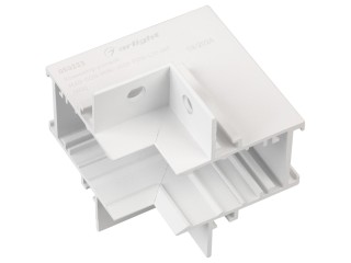 Коннектор угловой MAG-CON-MINI-2538-FDW-L90-INT (WH) (Arlight, IP20 Металл, 5 лет)