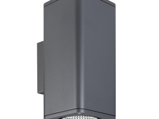 Светильник LGD-EVO-WALL-TWIN-S100x100-2x12W Day4000 (GR, 44 deg, 230V) (Arlight, IP54 Металл, 3 года)