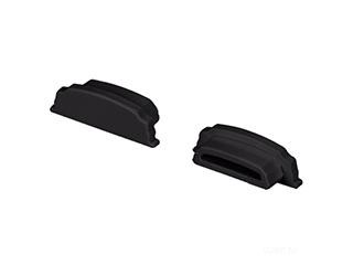 Заглушка ARH-BENT-W18 BLACK глухая (Arlight, Пластик)