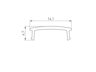 Экран ARH-DECORE-S12-3000 Flat Opal (Arlight, Пластик)