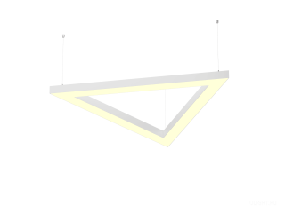 Светильник HOKASU Delta S50 (RAL9003/3x623/LT70 — 3K/39W)