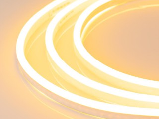 Образец Гибкий неон ARL-NEON-1608YH-SIDE 24V Yellow (Arlight, 6 Вт/м, IP65)