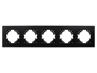 Рамка пластиковая FRM-PERIO-PL-5-BK (Arlight, -)