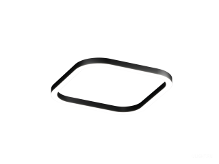Модульный светильник HOKASU Frame-R (RAL9005/1250*1250mm/LT70 — 4K/115W/120deg)