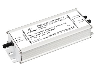 Блок питания ARPV-UH12150-PFC-DALI2-PH (12V, 12.5A, 150W) (Arlight, IP67 Металл, 7 лет)