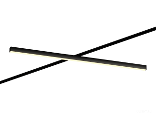 Трековый светильник HOKASU S50 TR2 (RAL9005/1250mm/LT70 — 3K/48W)