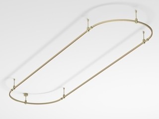 Основание ART-APRIORI-OVAL-ROD-200-3000x1000 (OG) (Arlight, IP20 Металл, 3 года)