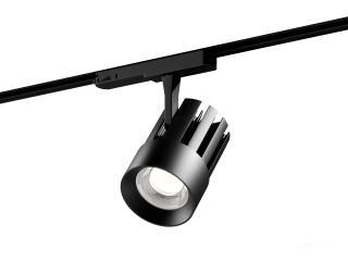 Трековый светильник HOKASU HS80-TR Prom TR4 (RAL9005/15deg — 20-40W/3090)