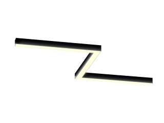 Светильник HOKASU Z 35/40 (RAL9005/3x650mm-90/LT70 — 3K/41W)