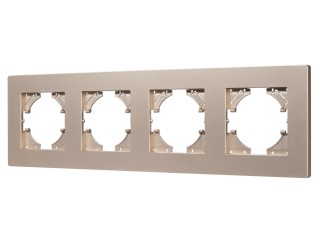 Рамка пластиковая FRM-PERIO-PL-4-GD (Arlight, -)