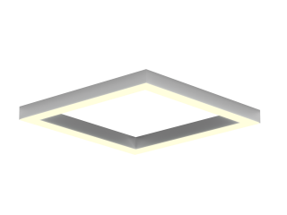 Светильник HOKASU Frame 35/40 (RAL9003/617x617mm/LT70 — 3K/52W)