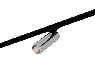 Трековый светильник HOKASU Tube Zoom TR2 (55-120/silver – 10w/3090/12-50deg)