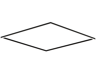 Светильник HOKASU Frame 35/40 (RAL9005/2498x2498mm/LT70 — 4K/208W)