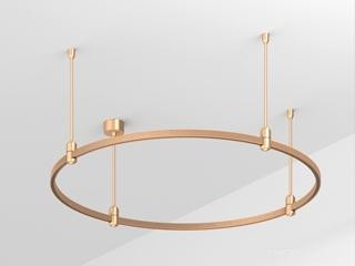 Основание ART-APRIORI-ROUND-ROD-400-R1000 (GD) (Arlight, IP20 Металл, 3 года)