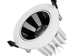 Светильник MS-FORECAST-BUILT-TURN-R102-12W Warm3000 (WH-BK, 32 deg, 230V) (Arlight, IP20 Металл, 5 лет)