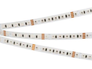 Лента RT-A120-8mm 24V RGB (12 W/m, IP20, 2835, 5m) (Arlight, 5 лет)
