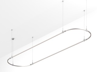 Основание ART-APRIORI-OVAL-HANG-4000x1000 (TN) (Arlight, IP20 Металл, 3 года)