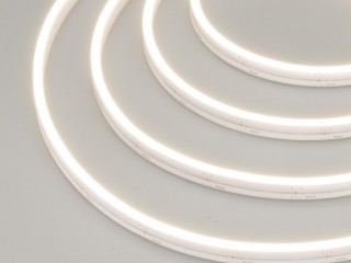 Лента герметичная MOONLIGHT-SIDE-A120-06x12mm 24V Day4000 (9.6 W/m, IP65, 5m, wire x2) (Arlight, Вывод прямой, 3 года)