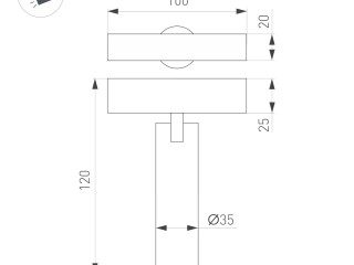 Светильник MAG-SPOT-25-R90-9W Warm3000 (WH, 30 deg, 24V) (Arlight, IP20 Металл, 5 лет)