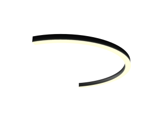 Светильник Дуга (RAL9005/625mm/LT70 — 3K/29W)