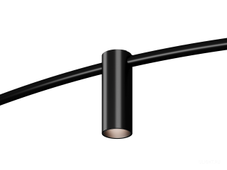 Светильник HOKASU PL12 Tube (RAL9005/D55/140mm — 4K/10W/38deg)