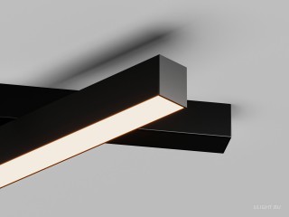 Линейный светильник с высокой яркостью при малых размерах: ширина световой части 30 мм.
