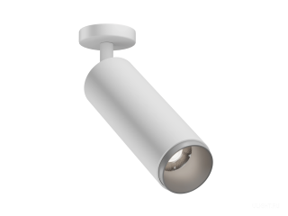 Накладной светильник HOKASU Tube ON Zoom (55-120/ral9003 – 10w/4090/12-50deg)