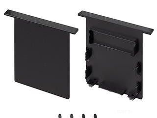 Заглушка SL-LINIA52-3L-F-LOW BLACK глухая (Arlight, Пластик)