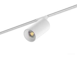 Трековый светильник HOKASU Tube TR2 (85-130/ral9003 – 20w/4090/60deg)