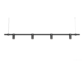 Подвесной светильник HOKASU PL9 (RAL9005/2000mm – D55/140mm/4K/40W/38deg)