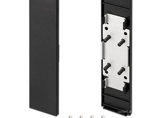 Заглушка SL-LINE-25100-DUAL BLACK глухая (Arlight, Пластик)