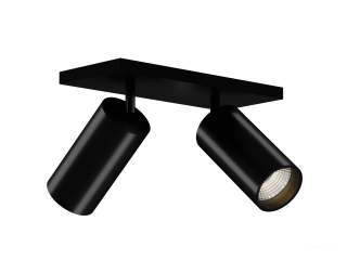 Накладной Светильник HOKASU Tube DUO (85-130/ral9005 – 40w/4090/15deg)