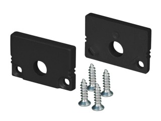 Заглушка SL-SLIM20-H13 BLACK с отверстием (Arlight, Пластик)