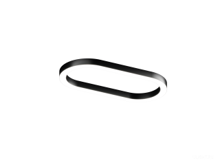 Модульный светильник HOKASU Frame-R (RAL9005/1250*625mm/LT70 — 4K/83W/120deg)
