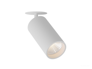 Встраиваемый светильник HOKASU Tube IN (85-130/ral9003 – 20w/4090/15deg)