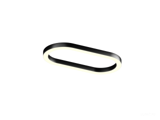 Модульный светильник HOKASU Frame-R (RAL9005/1250*625mm/LT70 — 3K/83W/120deg)
