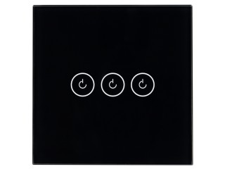 Выключатель сенсорный SWT-OMALI-S03-ZB-BK (250V, 10A, Zigbee) (Arlight, Стекло)