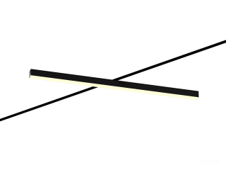 Трековый светильник 6063 5050 TR2 (RAL9005/1250mm/LT70 — 3K/48W)
