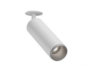 Встраиваемый светильник HOKASU Tube IN Zoom (55-120/ral9003 – 10w/4090/12-50deg)