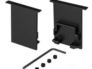 Заглушка SL-COMFORT-3551-F BLACK глухая (Arlight, Металл)